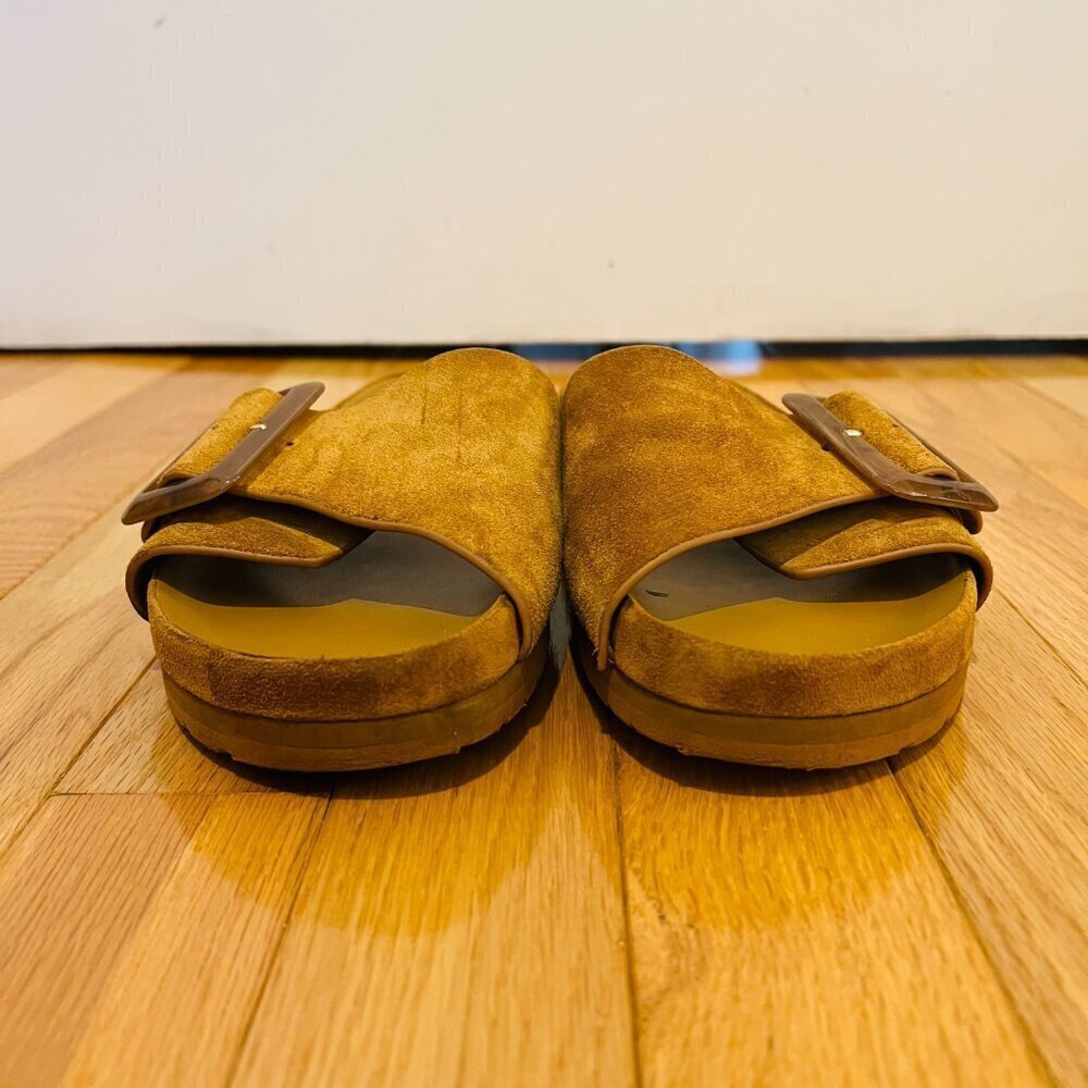 VINCE Grant Slides Womens Size 8 M Shoes Suede Espadrille Slip-On Flat Sandals - Picture 8 of 16